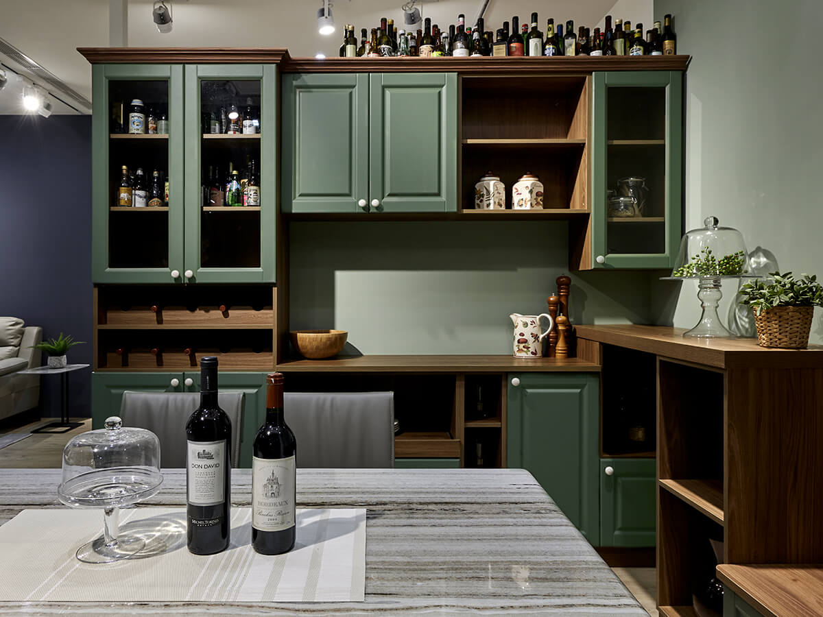 綠的傢俱-楠梓店-歐式鄉村-餐櫃