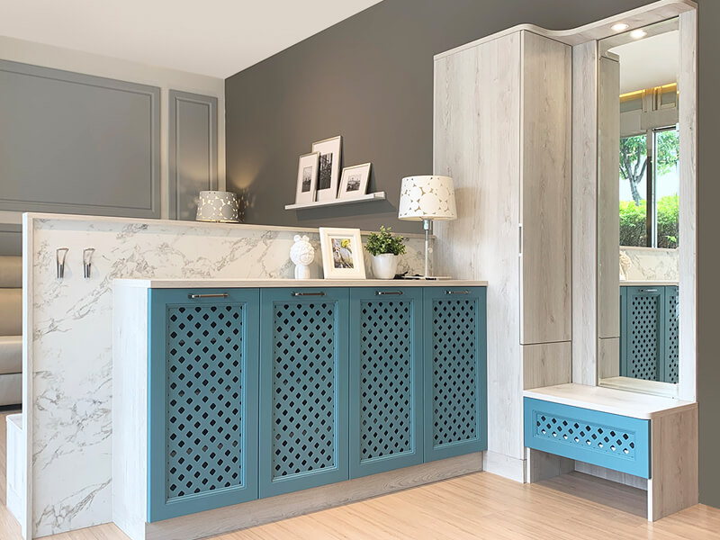 藍景花楹-玄關櫃