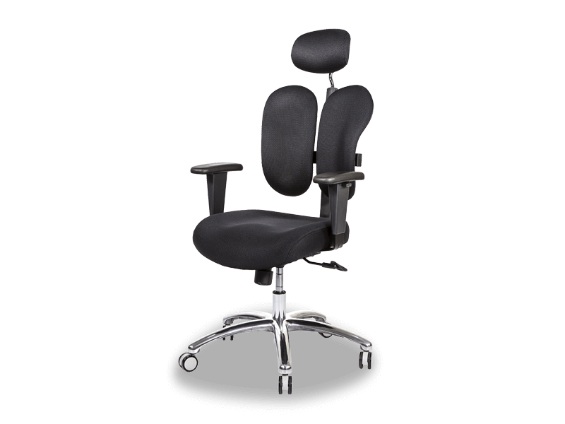 高機能雙背釋壓電腦網椅B