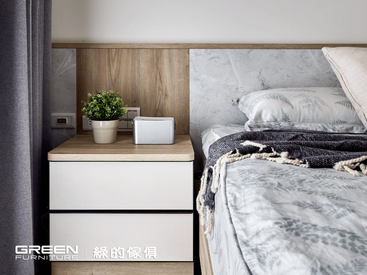 北歐風床頭設計