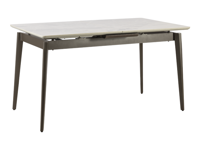 灰曜跳色延伸岩板餐桌