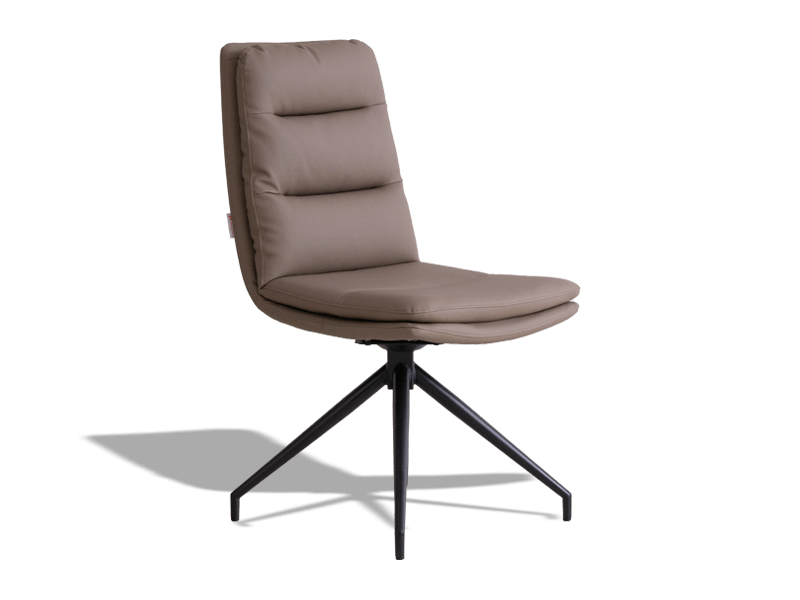 私密內容: 布魯斯旋轉餐椅-霧灰