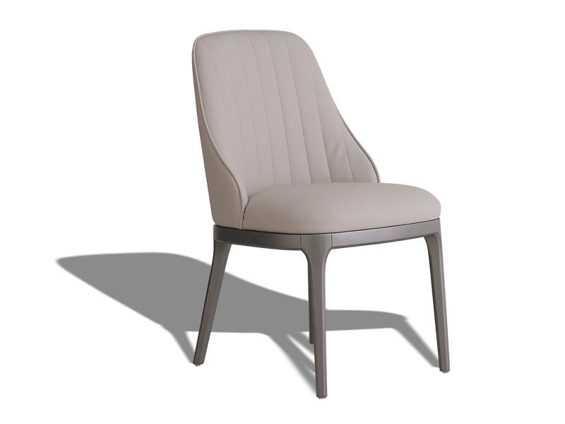 私密內容: 義式高級皮餐椅