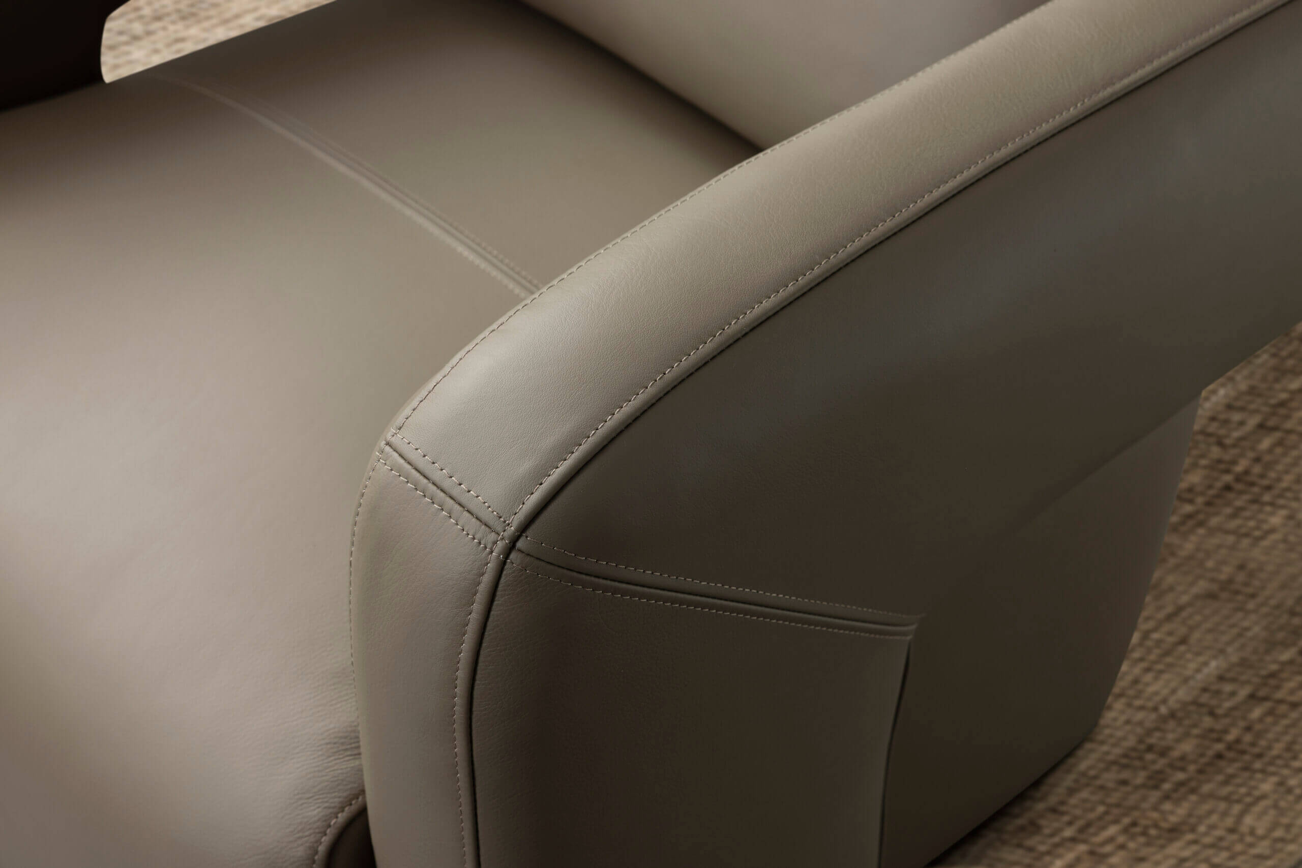 全牛皮單人沙發