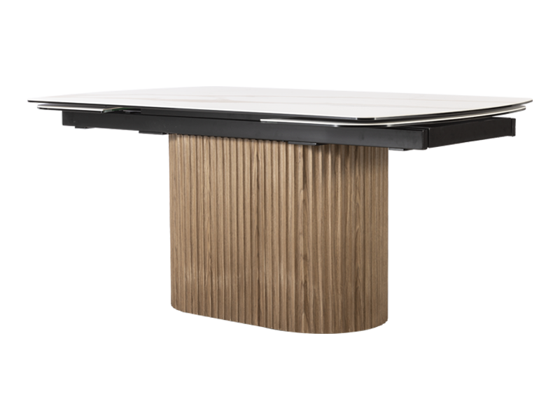 皇室冰川岩板延伸餐桌