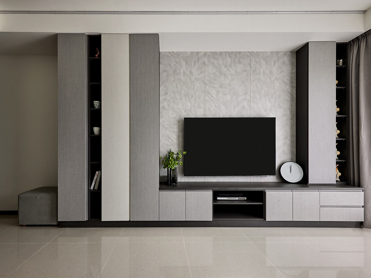 北歐現代風電視櫃設計