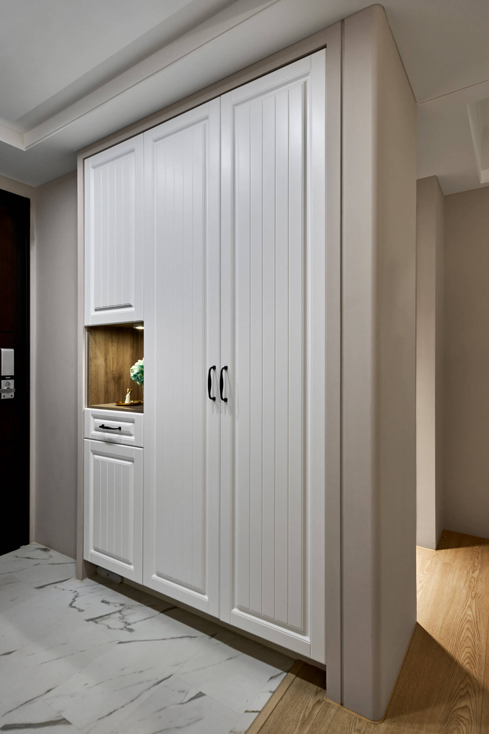 淡水陳宅_玄關設計_客戶案例_Green Furniture綠的傢俱01